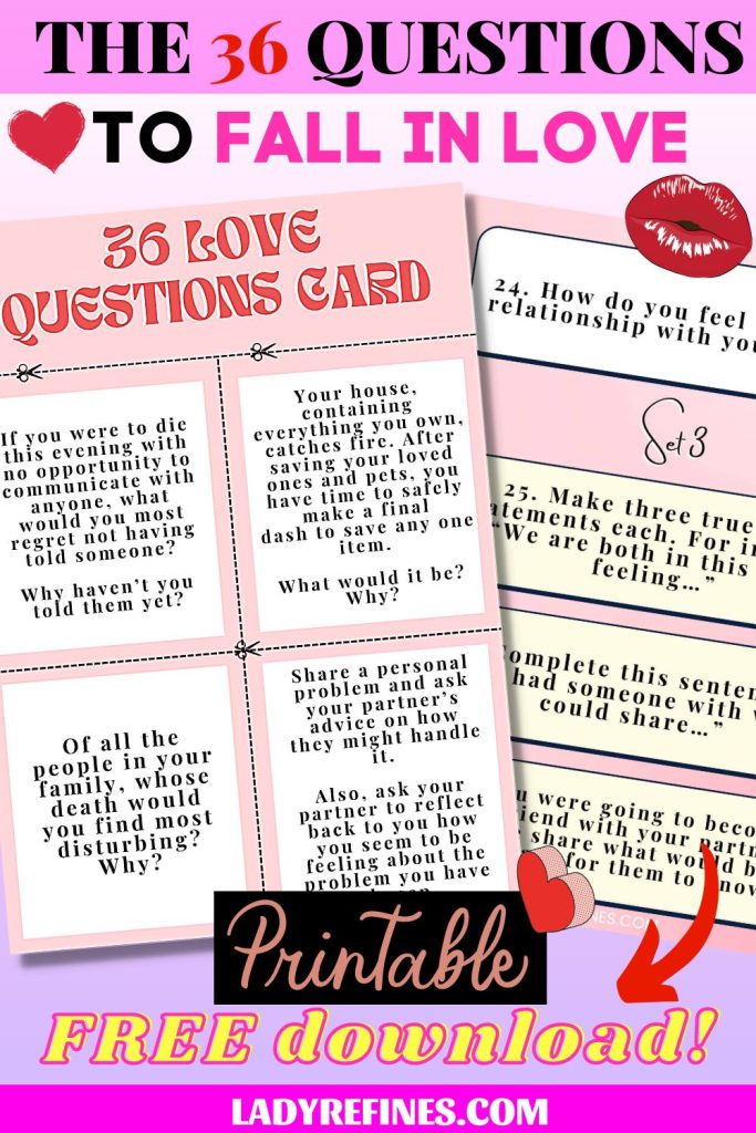 36 questions fall in love pdf