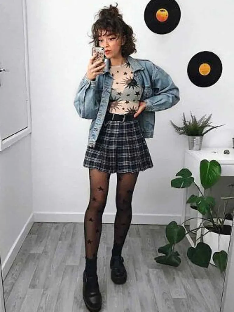 Grunge witch aesthetic outfit