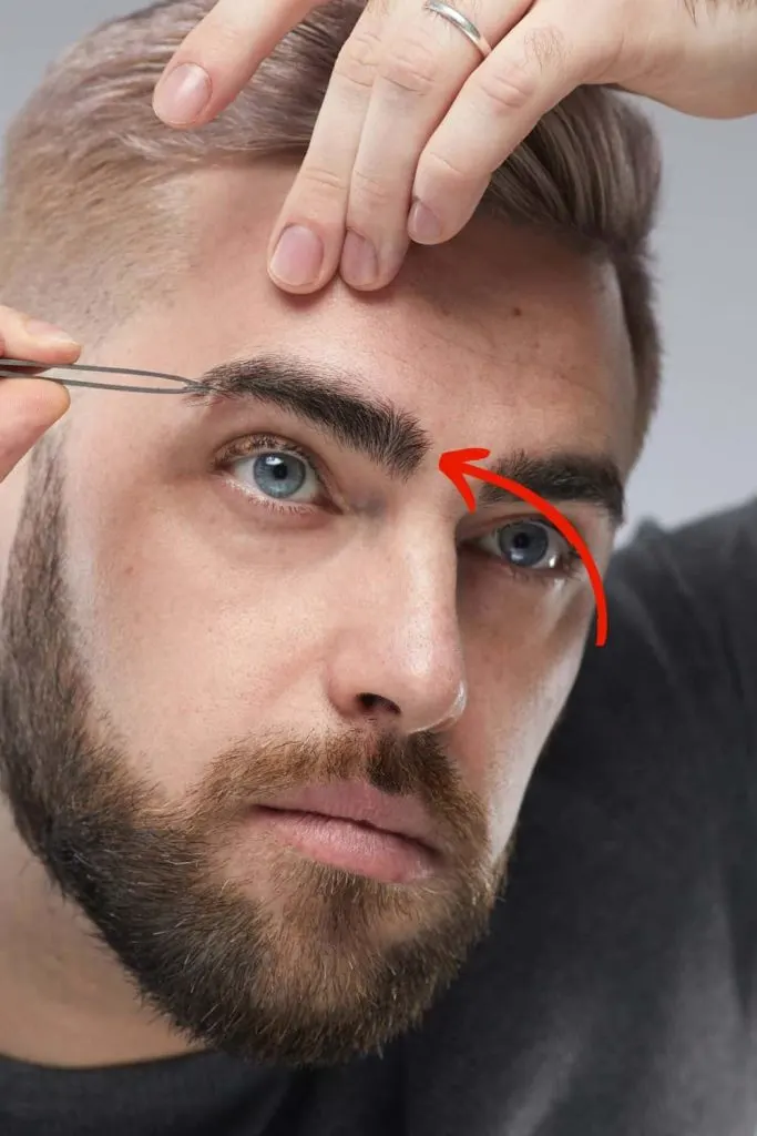 eyebrows of men 