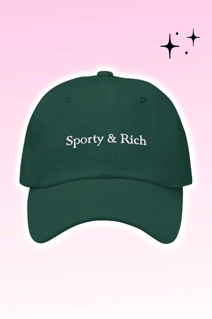 sporty and rich baseball cap Etsy