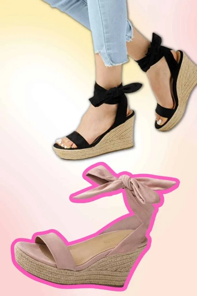 Espadrilles with palazzo pants