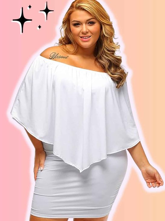 plus size white party outfit ideas