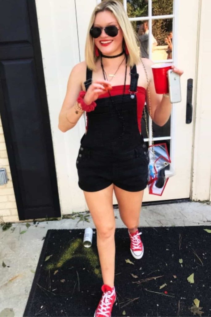 red high converse top outfit ideas