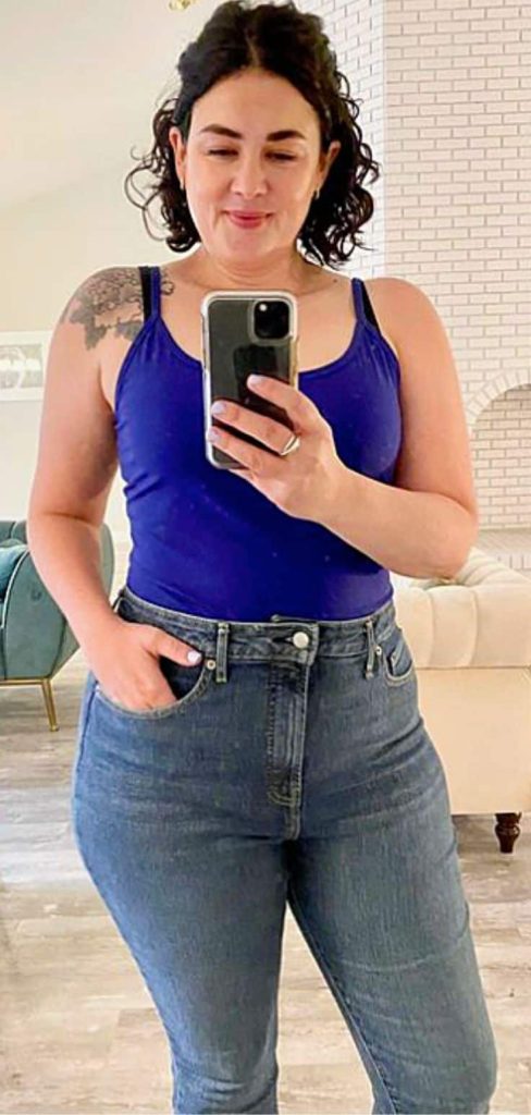 thick jeans hide muffin top