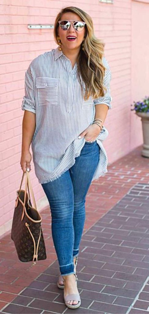 how to tuck a shirt plus size