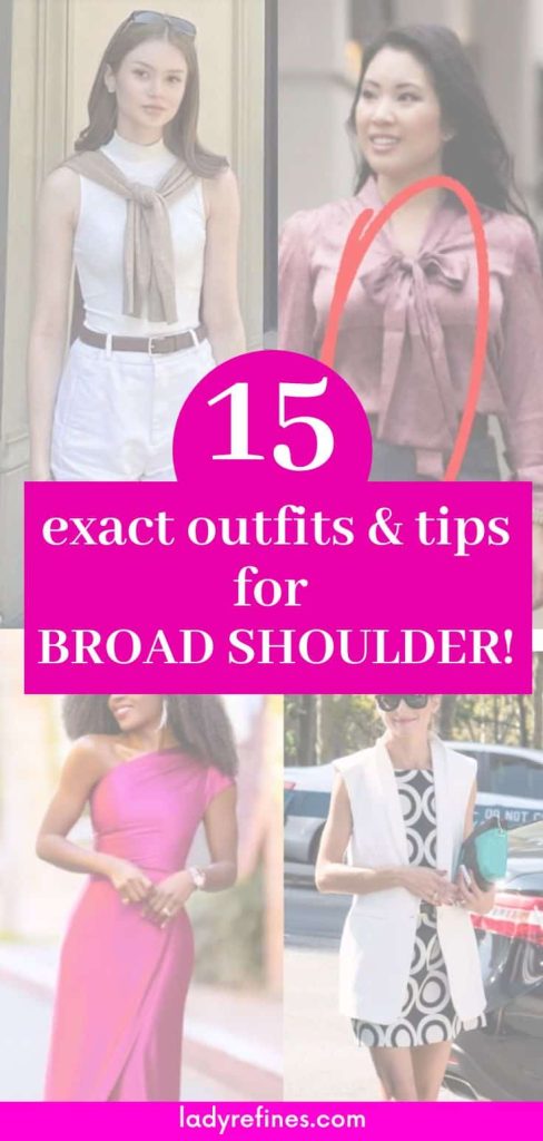 outfits for broad shoulder ladies