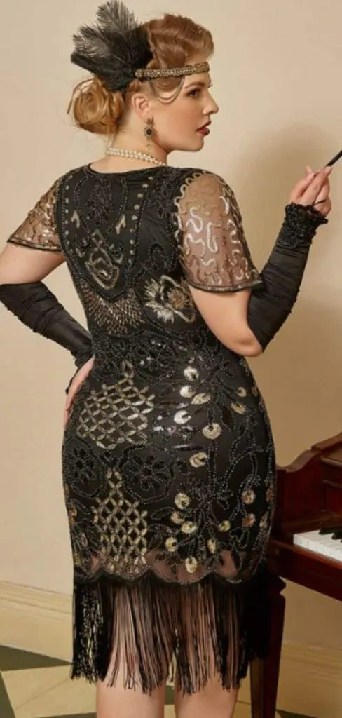 Great Gatsby party outfit plus size 