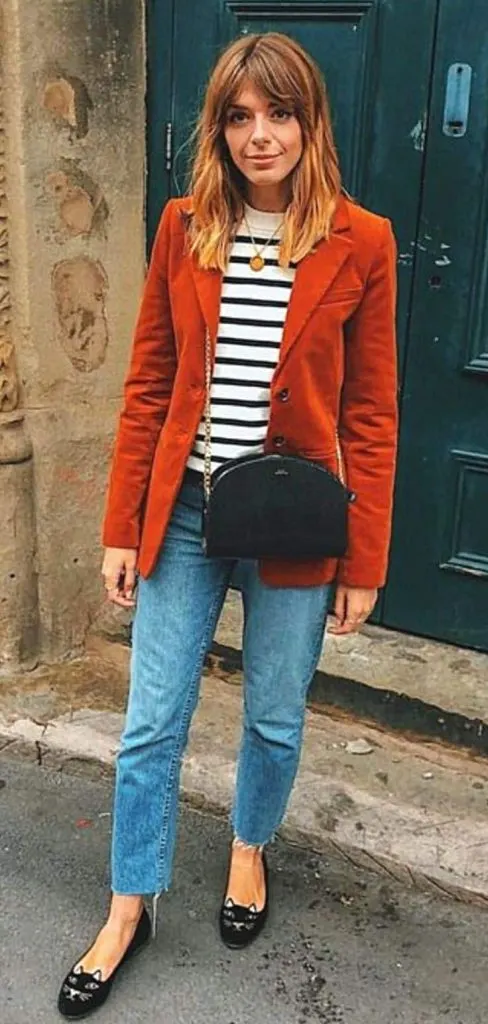 rust color outfit How to wear terracotta