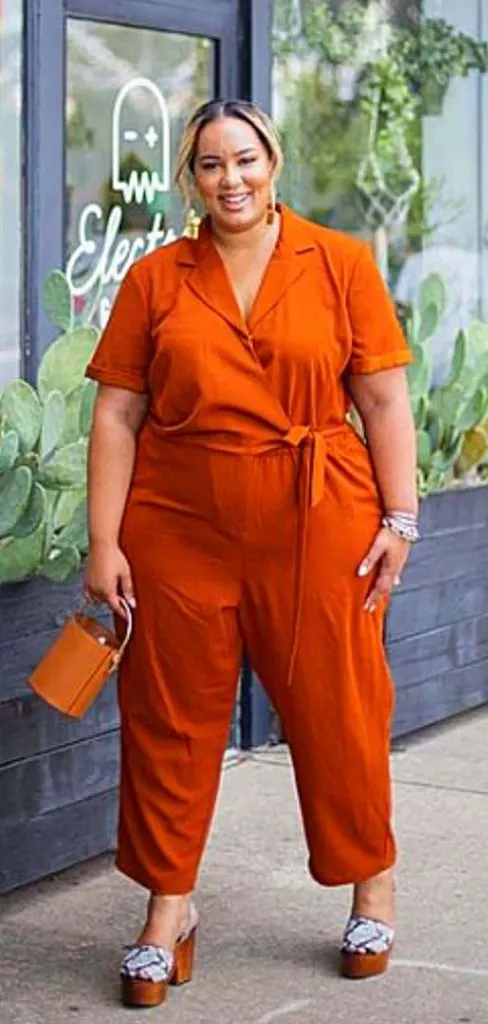 jumpsuit smart lunch date outfit