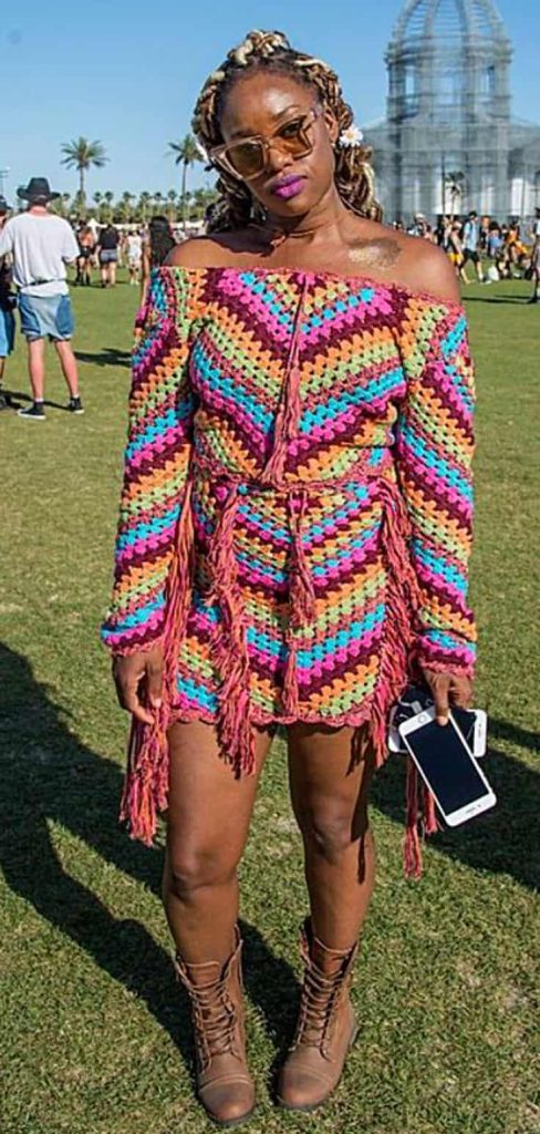 crochet dress music festival