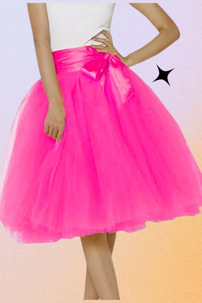 pink tulle skirt barbie outfit