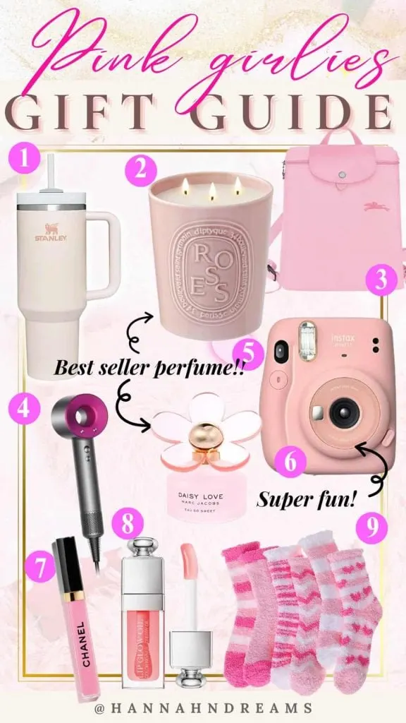 pink gift ideas for her best friend