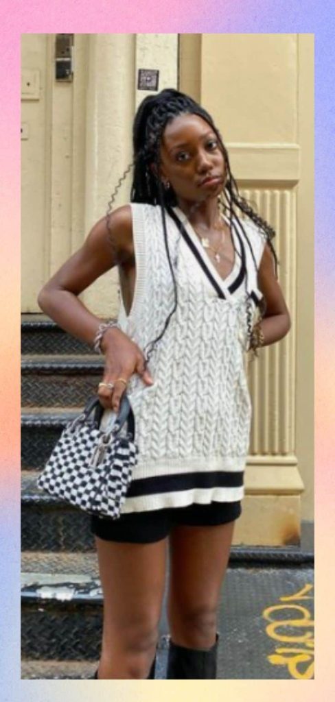 black girl summer vest outfit