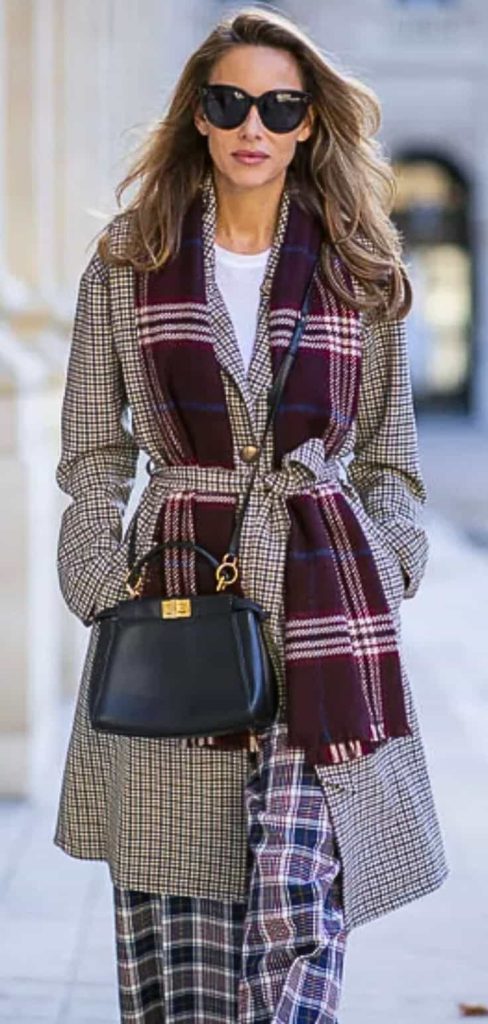 effortlessly chic Burberry scarf outfits