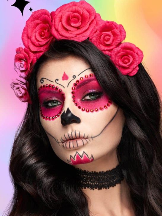 sugar skull day of the death outfit