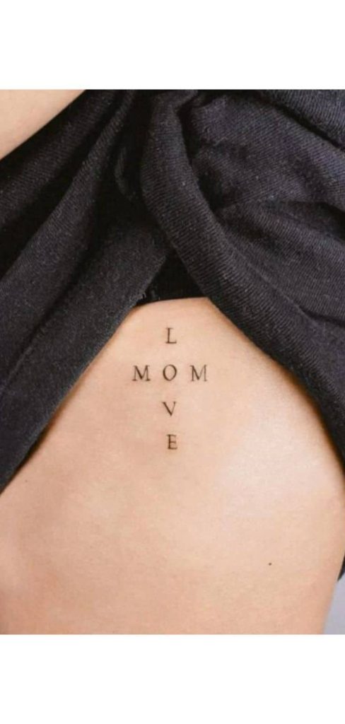 love mom tattoo