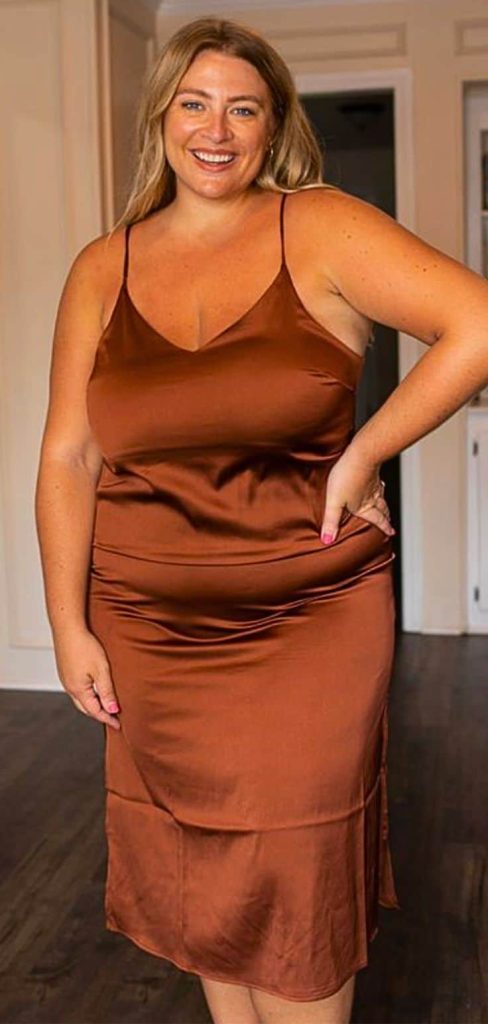 slip dress for night out over 40 plus size