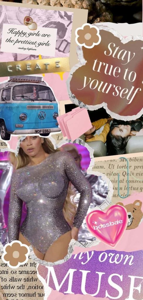 Black girl aesthetic wallpaper collage