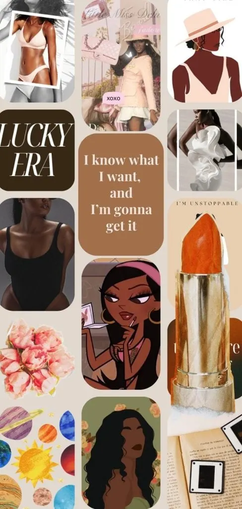 melanin queen quotes collage