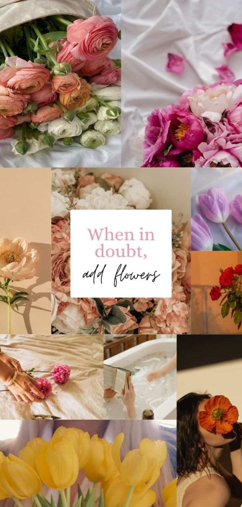 Floral quotes x collages