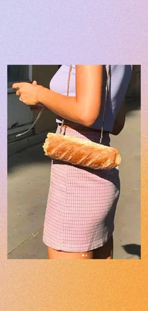 cute baguette bag
